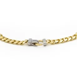 Collier Maille gourmette Or jaune Diamant