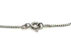 Collier Maille gourmette Or blanc
