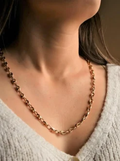 Collier Maille grain de café Or jaune