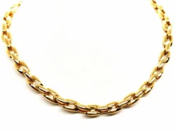 Collier Maille grain de riz Or jaune