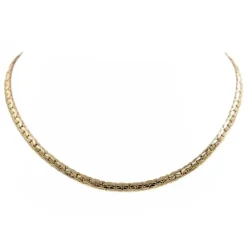 Collier Maille haricot Or jaune Diamant