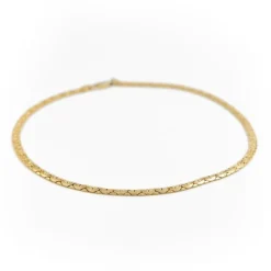 Collier Maille haricot Or jaune Diamant