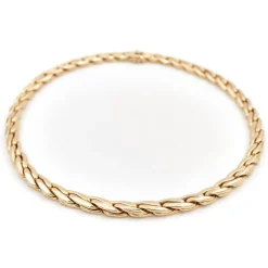 Collier Maille haricot Or jaune