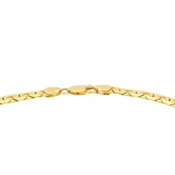 Collier Maille haricot Or jaune Emeraude, Diamant