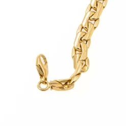 Collier Maille haricot Or jaune