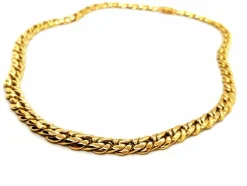 Collier Maille haricot Or jaune
