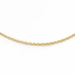Collier Maille jaseron Or blanc