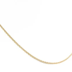 Collier Maille jaseron Or blanc