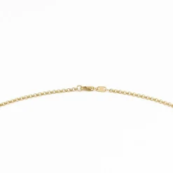 Collier Maille jaseron Or blanc