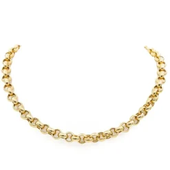 Collier Maille jaseron Or jaune