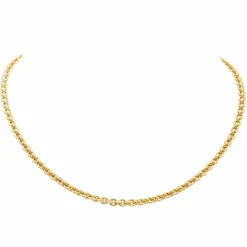 Collier Maille jaseron Or jaune