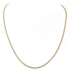 Collier maille jaseron Or jaune
