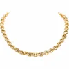 Collier maille jaseron Or jaune