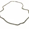 Collier Maille jaseron Or blanc