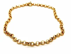 Collier Maille jaseron Or jaune