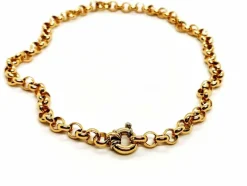 Collier Maille jaseron Or jaune