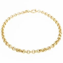 Collier Maille jaseron Or jaune