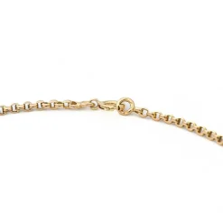 Collier maille jaseron Or jaune