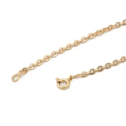collier maille jaseron or jaune