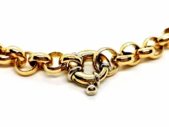 Collier Maille jaseron Or jaune
