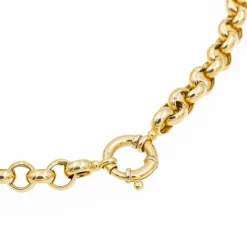 Collier Maille jaseron Or jaune