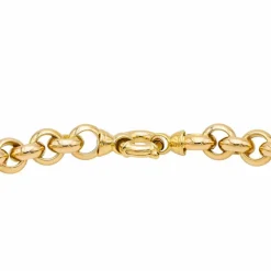 Collier maille jaseron Or jaune