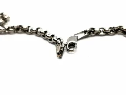 Collier Maille jaseron Or blanc