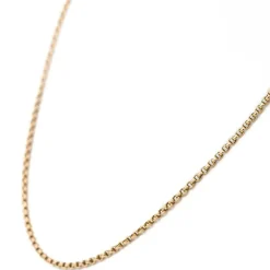 Collier maille jaseron Or jaune