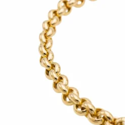 Collier maille jaseron Or jaune