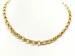 Collier Maille jaseron Or jaune