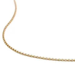 Collier maille jaseron Or jaune
