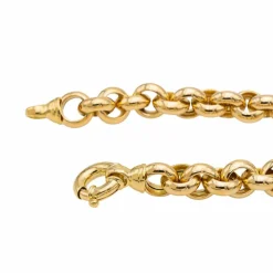 Collier maille jaseron Or jaune