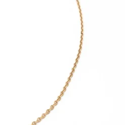 collier maille jaseron or jaune