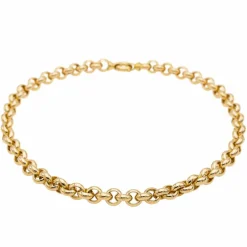 Collier maille jaseron Or jaune