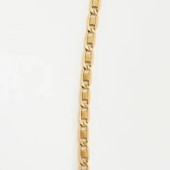 Collier maille marine en or jaune