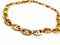 Collier Maille marine Or jaune