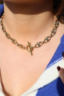 Collier Maille marine Or jaune