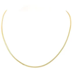 Collier Maille miroir Or jaune
