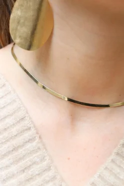 Collier Maille miroir Or jaune