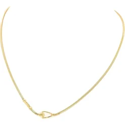 Collier Maille miroir Or jaune