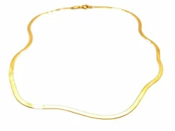 Collier Maille miroir Or jaune