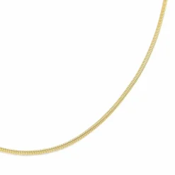 Collier Maille miroir Or jaune