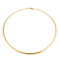 COLLIER MAILLE OMÉGA OR