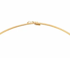 COLLIER MAILLE OMÉGA OR