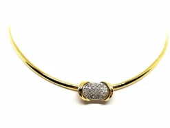 Collier Maille oméga Or jaune Diamant