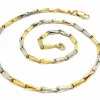 Collier Maille Or jaune, Or blanc