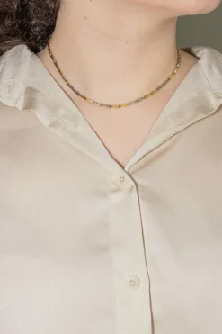 Collier Maille Or jaune, Or blanc