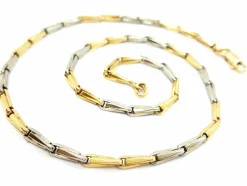 Collier Maille Or jaune, Or blanc