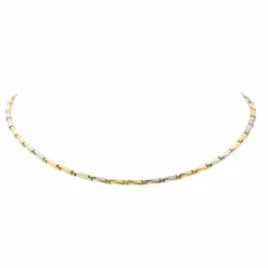 Collier Maille Or jaune, Or blanc
