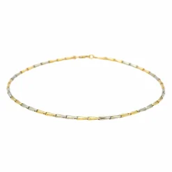 Collier Maille Or jaune, Or blanc